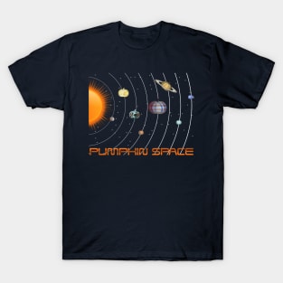 Pumpkin Solar System Pumpkin Space T-Shirt